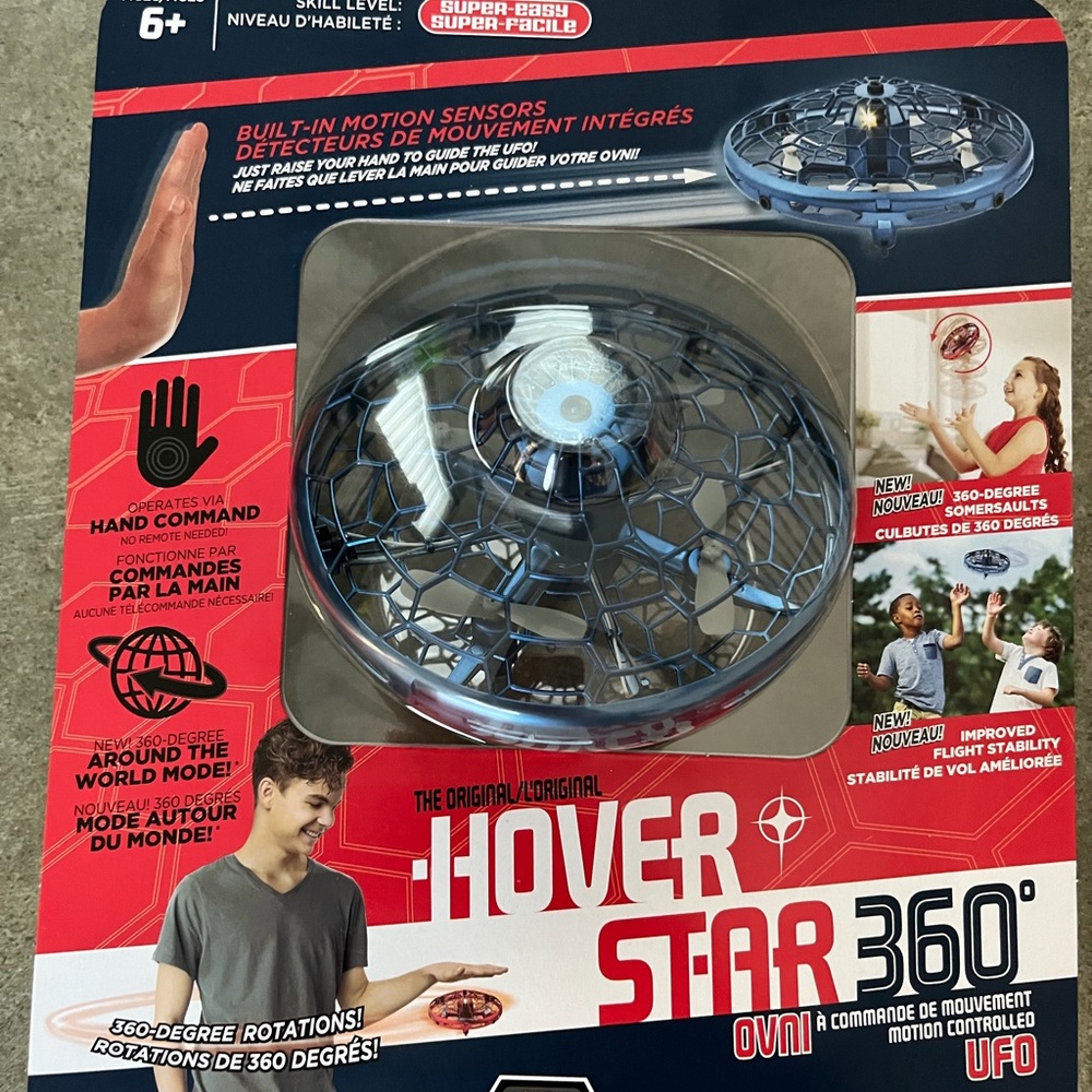 Hover Star 360 Motion Controlled UFO - BLUE